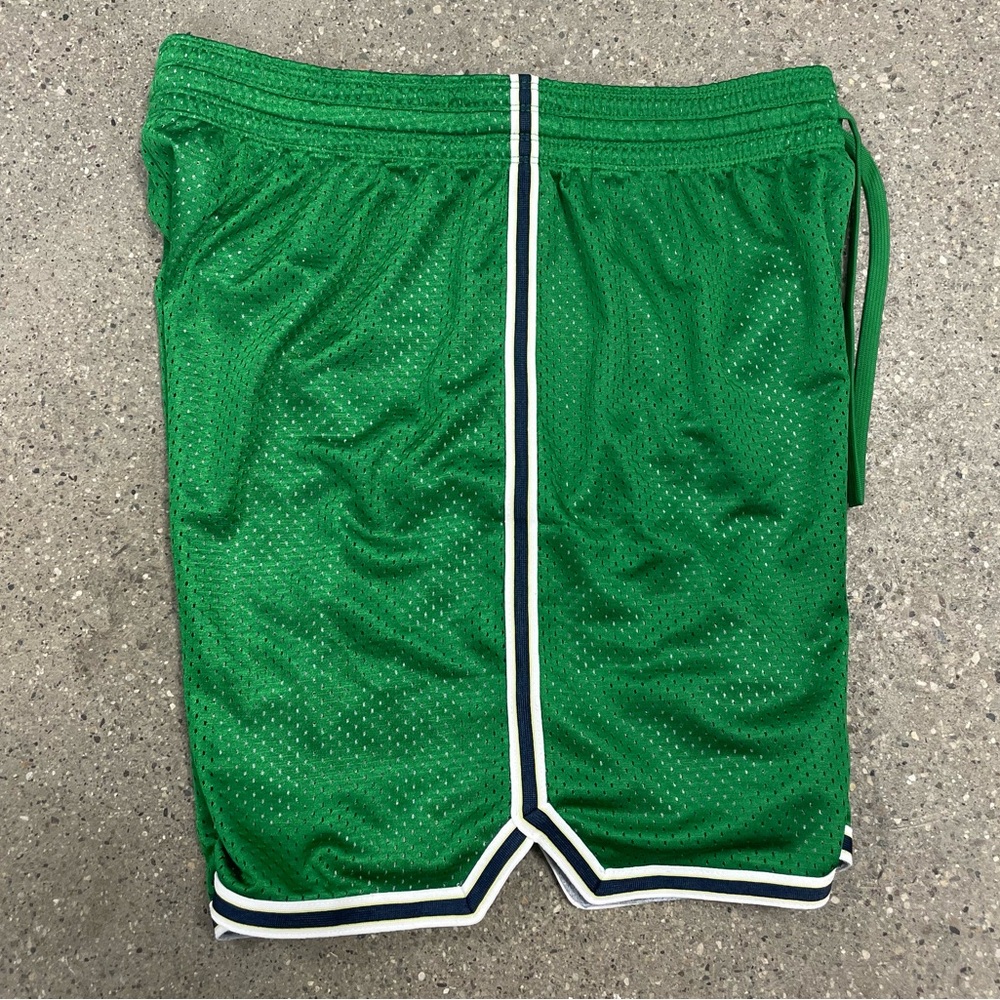 Super Rare Vintage 90s Nike America Soccer Shorts Green Satin Silky Glanz Small - Picture 8 of 9